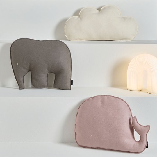 HEY-SIGN cushions cloud, elephant and whale